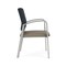 Lesro Newport Guest Chair Metal Frame, Silver, RS Night Sky Back, MD Farro Seat NP1101 - alternate 2
